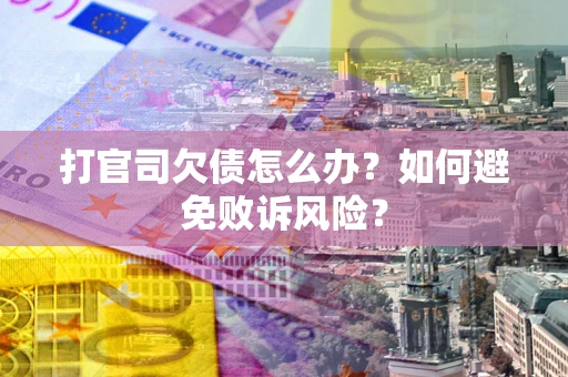 北京打官司欠债怎么办？如何避免败诉风险？