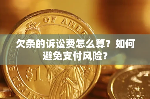 北京欠条的诉讼费怎么算？如何避免支付风险？